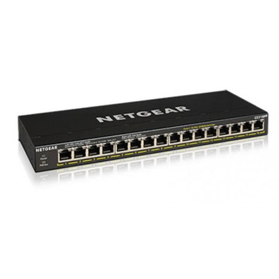 NETGEAR GS316PP Non gestito Gigabit Ethernet (10/100/1000) Supporto Power over Ethernet (PoE) Nero [GS316PP-100EUS]