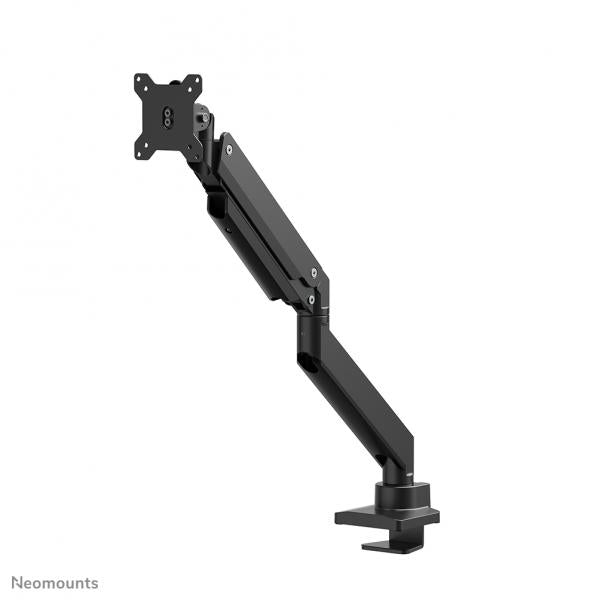 Neomounts Single Monitor Arm - 10-49inch - 1-18 kg (curved 14 kg) - Gas Spring - 180 Degrees -Stop Mechanism - Topfix - Black [NM-D775BLACKPLUS]