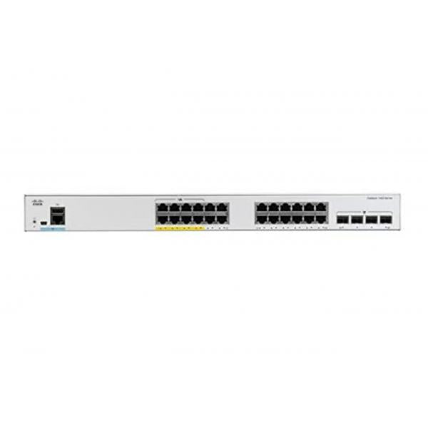 Cisco Catalyst C1000-24FP-4G-L switch di rete Gestito L2 Gigabit Ethernet (10/100/1000) Supporto Power over Ethernet (PoE) Grigio [C1000-24FP-4G-L] - ITPartners