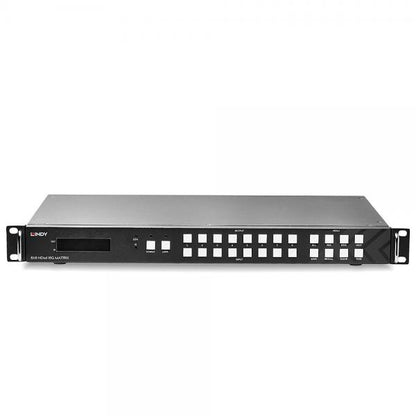 LINDY No. 38260 - Matrice HDMI 18G con Scaler Video Wall Seamless, 8x8 [LIN-38260]
