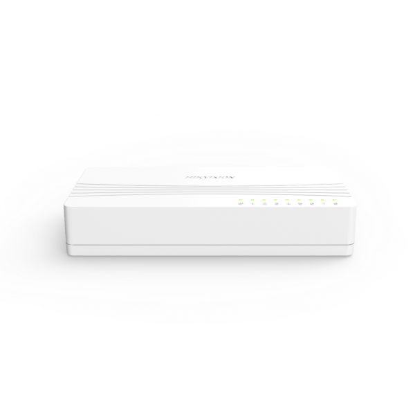 HIKVISION SWITCH L2, UNMANAGED, 8 10/100M RJ45 PORTS, DESKTOP PLASTIC SWITCH [DS-3E0108D-O]