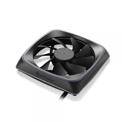 Sharkoon RGB SHARK Lights Case per computer Ventilatore 12 cm Nero [SHARKLIGHTSRGBFAN]