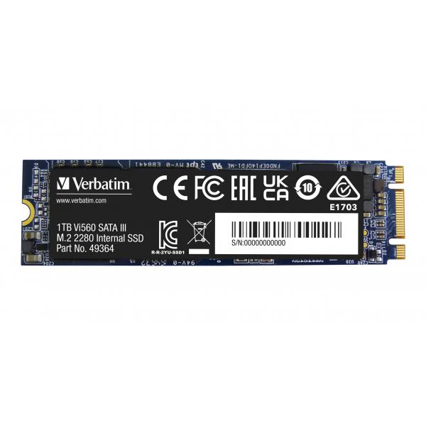 VERBATIM SSD INTERNO VI560 S3 1TB M.2 SATA R/W 520/500 [49364]