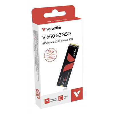VERBATIM SSD INTERNO VI560 S3 256GB M.2 SATA R/W 520/500 [49362]