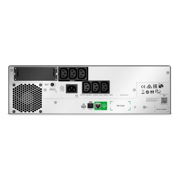 APC SMTL1500RMI3UC gruppo di continuità (UPS) A linea interattiva 1,5 kVA 1350 W 6 presa(e) AC [SMTL1500RMI3UC]