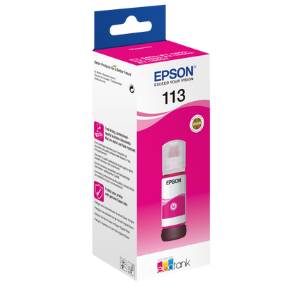 EPSON CARTUCCIA 113 ECOTANK MAGENTA BOTTLE STANDARD [C13T06B340]