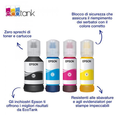 EPSON CARTUCCIA 113 ECOTANK MAGENTA BOTTLE STANDARD [C13T06B340]