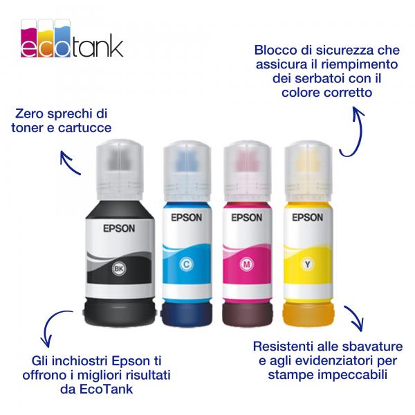 EPSON CARTUCCIA 113 ECOTANK MAGENTA BOTTLE STANDARD [C13T06B340]