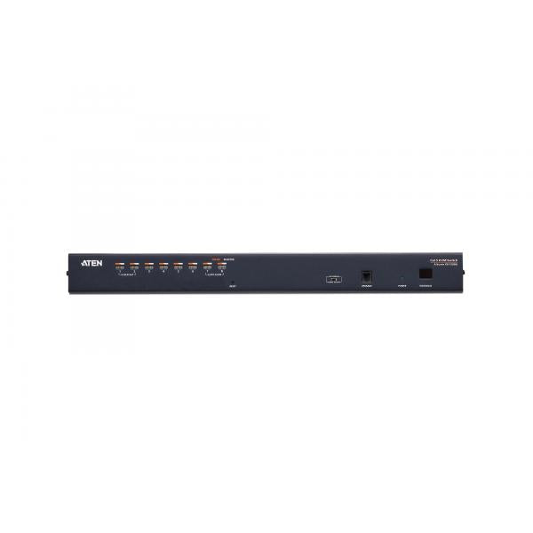 ATEN 8 port RJ45 KVM Support PS/2, USB, SUN USB Server, Daisy Chain, Console USB+PS/2 , Adapter ID [KH1508A-AX-G]