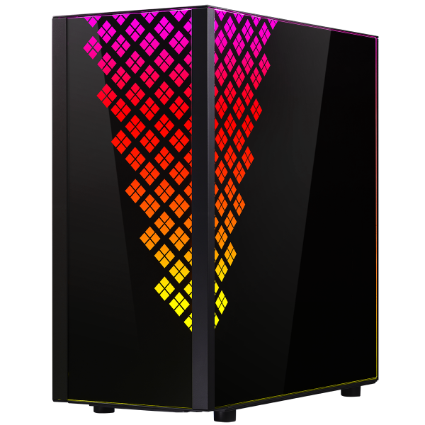 BITFENIX CASE MID.T DAWN RGB TG BLACK [BFC-DAW-500-KKGSK-RP]