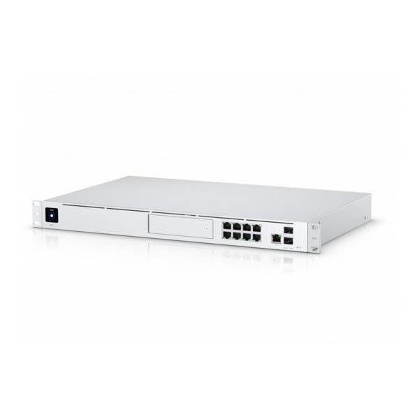 Ubiquiti - UDM-PRO - UniFi Dream Machine Pro with Quad-core ARM Cortex-A57 at 1.7 GHz, 4GB DDR4 RAM, x1 HDD 3.5" NVR, 1U rack, 100+ devices, 1k+ clients, LAN x8 GbE RJ45 ports and x1 10G SFP+ port, [UDM-Pro-EU]