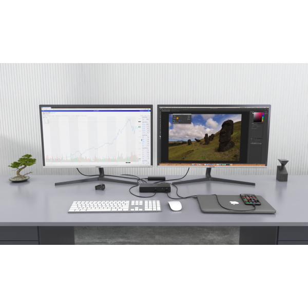 i-tec Thunderbolt3/USB-C Dual DisplayPort 4K Docking Station + Power Delivery 85W [TB3CDUALDPDOCKPDIT] - ITPartners