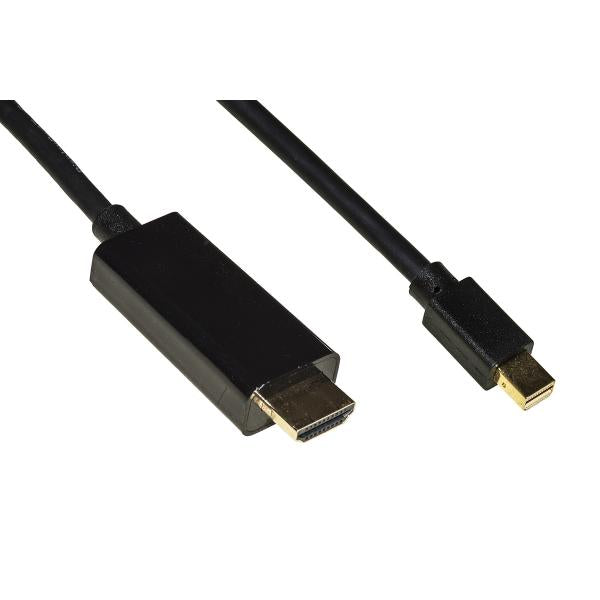 Link Accessori LKMDPH1422 cavo e adattatore video 2 m Mini DisplayPort HDMI tipo A (Standard) Nero [LKMDPH1422]