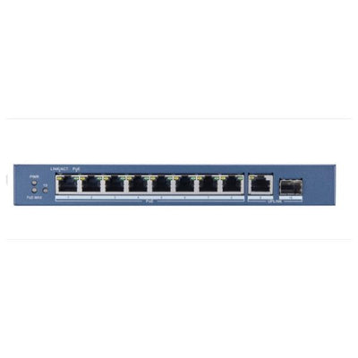 Hikvision DS-3E0510P-E/M switch di rete Non gestito L2 Gigabit Ethernet (10/100/1000) Supporto Power over Ethernet (PoE) Blu [DS-3E0510P-E/M]
