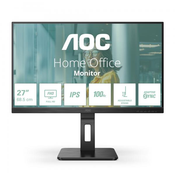 Aoc P2 Series - 27 inch - Full HD IPS LED Monitor - 1920x1080 - Pivot - HAS [27P2Q]