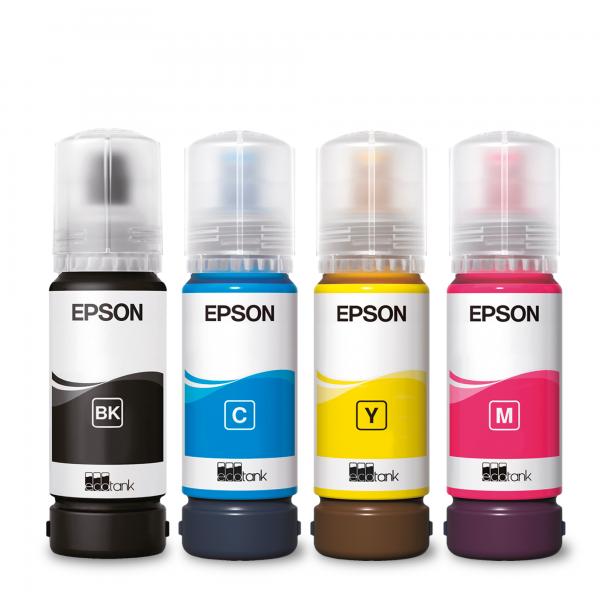 EPSON CART INK 104 ECOTANK 4-COLOUR MULTIPACK [C13T00P640]