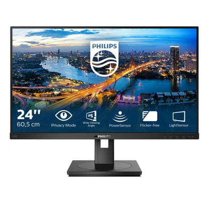 PHILIPS MONITOR 23.8 LED IPS 16:9 FHD 4MS 350 CDM VGA/DVI/DP/HDMI PRIVACY MODE PIVOT MULTIMEDIA [242B1V]