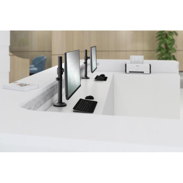 Digitus Single Monitor Pole Mount 15-32inch - Max Weight 8 kg - Black [DA-90397]