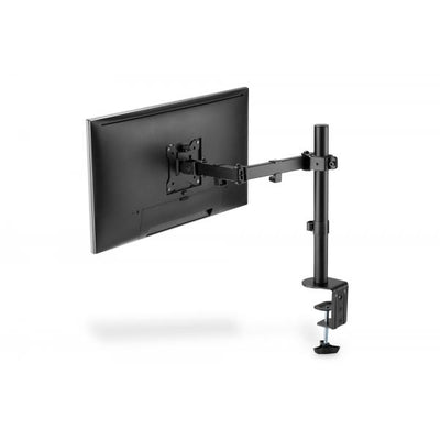 Digitus Single Monitor Clamp Mount 15-32inch - Max Weight 8 kg - Black [DA-90399]