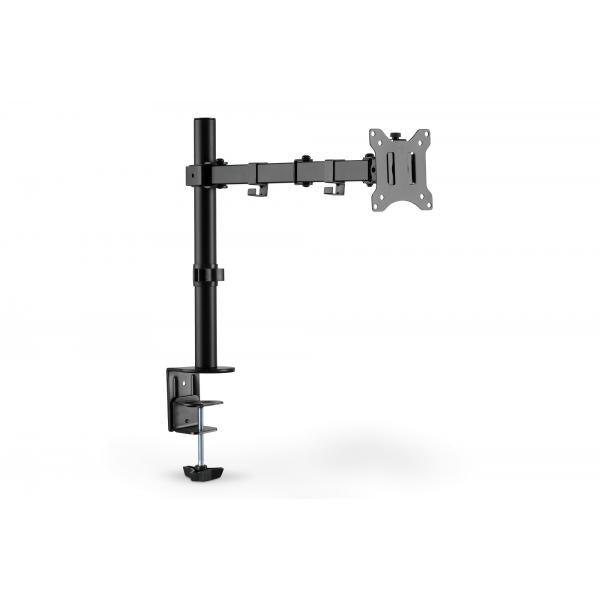 Digitus Single Monitor Clamp Mount 15-32inch - Max Weight 8 kg - Black [DA-90399]