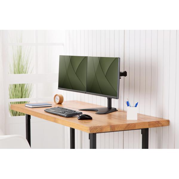 Digitus Dual Monitor Stand 15-32inch - 2x 8 kg max. - Black [DA-90401]