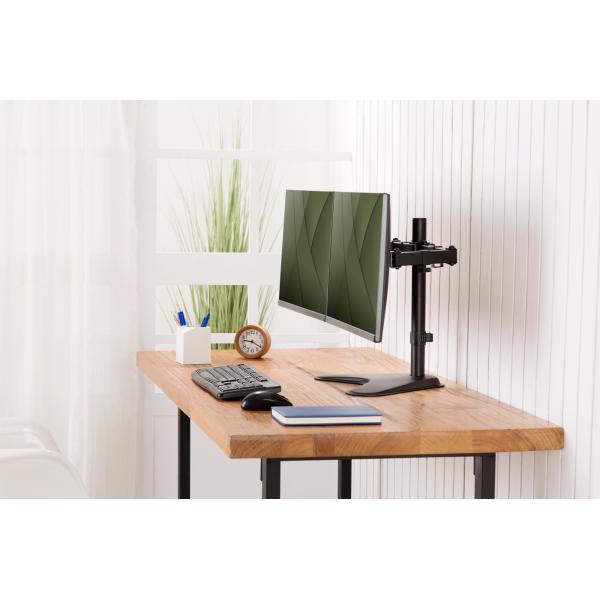 Digitus Dual Monitor Stand 15-32inch - 2x 8 kg max. - Black [DA-90401]
