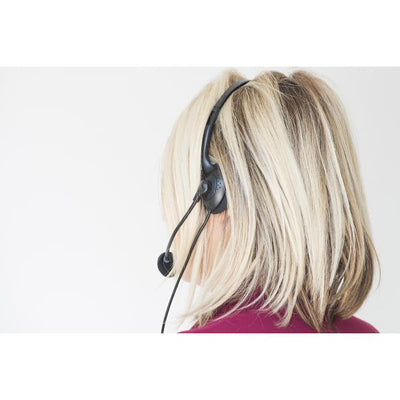 LINK Cuffia Con Microfono Orientabile, Connettore 1 X 3,5 Mm E Controllo Volume [LKHS03]