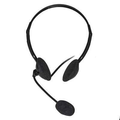 LINK Cuffia Con Microfono Orientabile, Connettore 1 X 3,5 Mm E Controllo Volume [LKHS03]