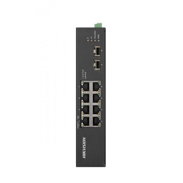 Hikvision DS-3T0510HP-E/HS switch di rete Non gestito Gigabit Ethernet (10/100/1000) Supporto Power over Ethernet (PoE) Nero [DS-3T0510HP-E/HS] - ITPartners