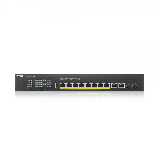 Zyxel XS1930-12HP-ZZ0101F switch di rete Gestito L3 10G Ethernet (100/1000/10000) Supporto Power over Ethernet (PoE) Nero [XS1930-12HP-ZZ0101F]