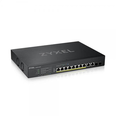 Zyxel 8-port Multi-Gigabit Smart Managed PoE 375Watt 802.3bt Switch - 2x10GbE - 2 SFP+ Uplink - hybrid mode - standalone or NebulaFlex [XS1930-12HP-ZZ0101F]