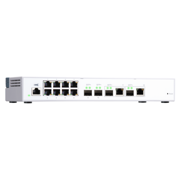 QNAP SWITCH QSW-M408-2C, managed, 8 port 1Gbps, 2 port 10G SFP+/ NBASE-T Combo, 2 port 10G SFP+ - PROMO FINO AD ESAURIMENTO SCORTE [QSW-M408-2C]