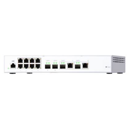 QNAP SWITCH QSW-M408-2C, managed, 8 port 1Gbps, 2 port 10G SFP+/ NBASE-T Combo, 2 port 10G SFP+ - PROMO FINO AD ESAURIMENTO SCORTE [QSW-M408-2C]