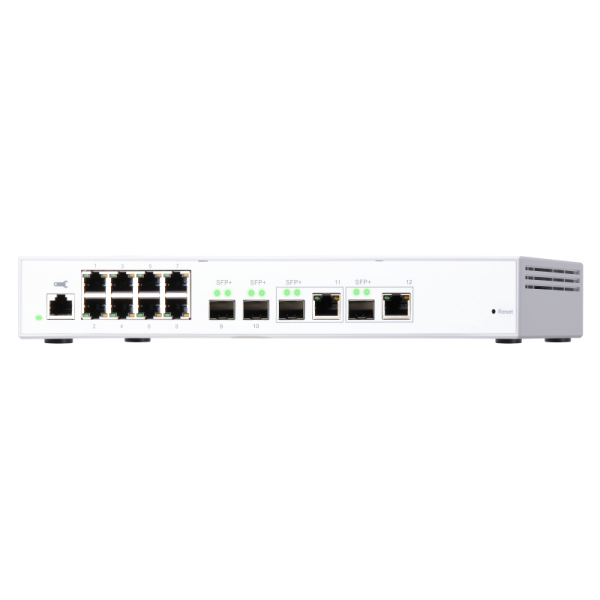 QNAP SWITCH QSW-M408-2C, managed, 8 port 1Gbps, 2 port 10G SFP+/ NBASE-T Combo, 2 port 10G SFP+ - PROMO FINO AD ESAURIMENTO SCORTE [QSW-M408-2C]