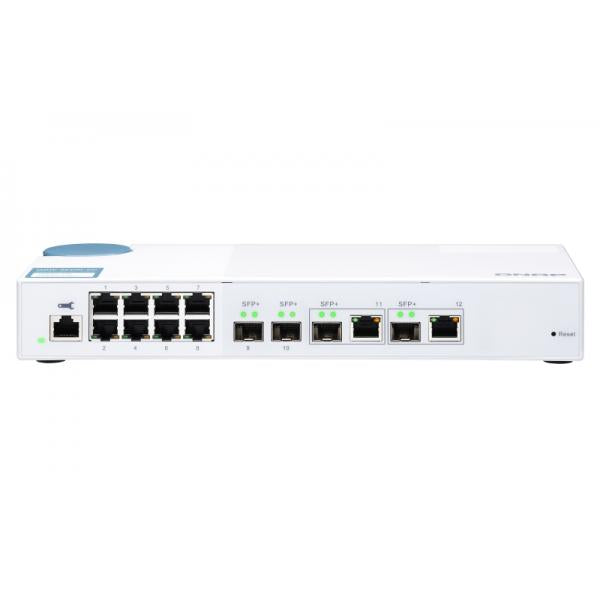 QNAP SWITCH QSW-M408-2C, managed, 8 port 1Gbps, 2 port 10G SFP+/ NBASE-T Combo, 2 port 10G SFP+ - PROMO FINO AD ESAURIMENTO SCORTE [QSW-M408-2C]