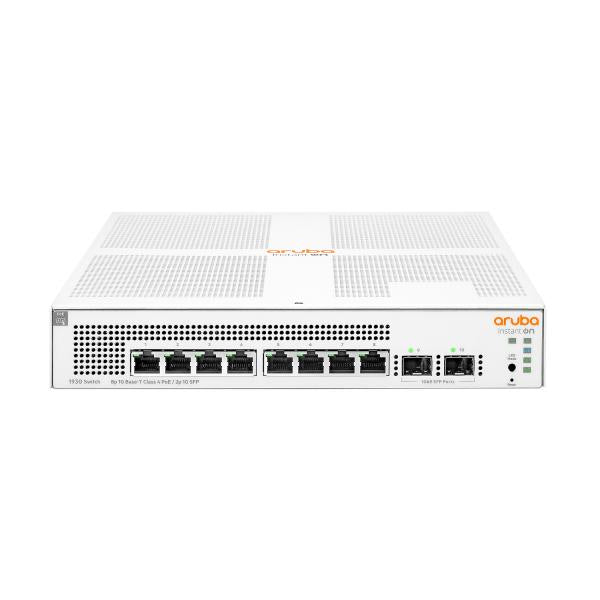 HPE NETWORKING INSTANT ON SWITCH 8P GIGABIT CL4 POE 2P SFP 124W 1930 [JL681A]
