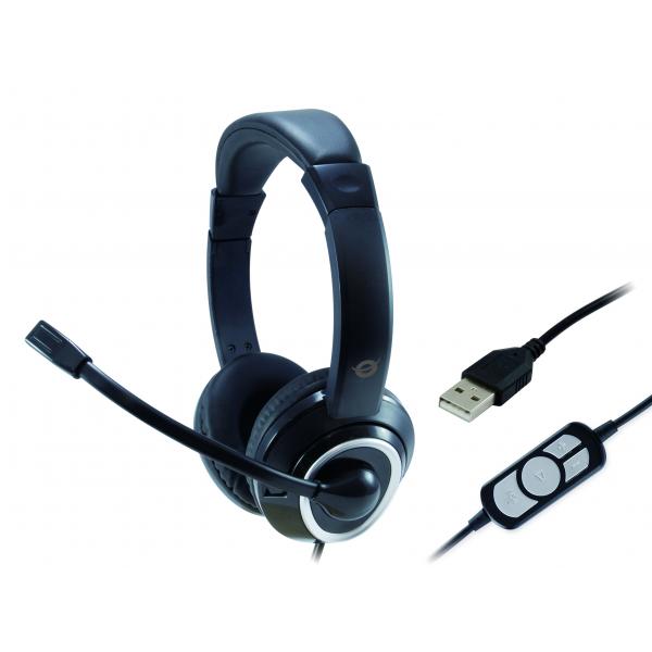 Conceptronic Stereo USB Headset [POLONA01B]