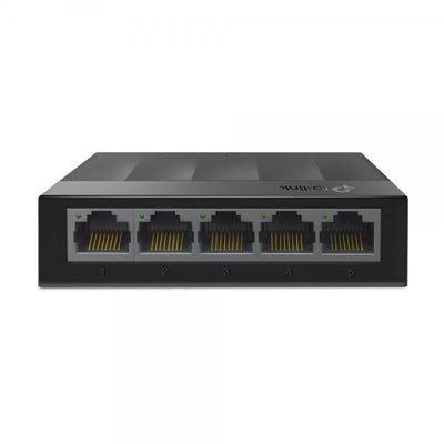 TP-Link - LS1005G - LiteWave 5-Port Gigabit Desktop Switch, 5 Gigabit RJ45 Ports, Desktop Plastic Case [LS1005G]