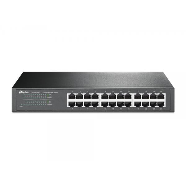 Tp-link SWITCH - TL-SG1024D - 24 Port - Unmanaged - Gig Ethernet - Rack Moutable [TL-SG1024D]
