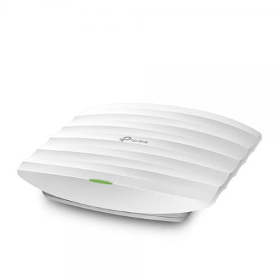 TP-Link - EAP225 - AC1350 Wireless Dual Band Gigabit Ceiling Mount Access Point, Qualcomm, 300Mbps at 2.4GHz + 867Mbps at 5GHz, 802.11a/b/g/n/ac, 1 Gigabit LAN, 802.3af PoE+Passive POE Supported, Cent [EAP225]