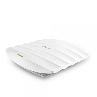 TP-Link - EAP225 - AC1350 Wireless Dual Band Gigabit Ceiling Mount Access Point, Qualcomm, 300Mbps at 2.4GHz + 867Mbps at 5GHz, 802.11a/b/g/n/ac, 1 Gigabit LAN, 802.3af PoE+Passive POE Supported, Cent [EAP225]