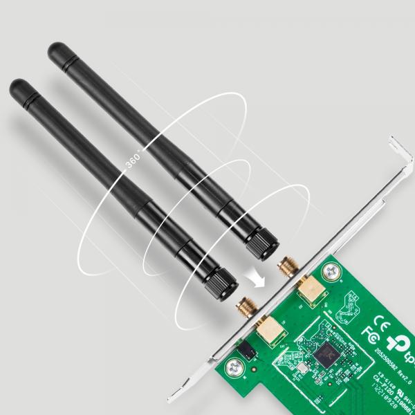 SCHEDA PCI EXP W-300N ANT STAC [TL-WN881ND]