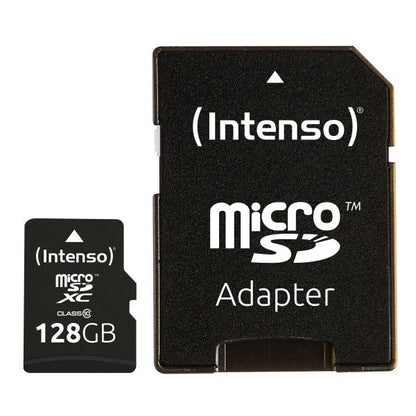 INTENSO MICRO SDHC 128GB CLASSE 10 + ADATTATORE SD [3413491]