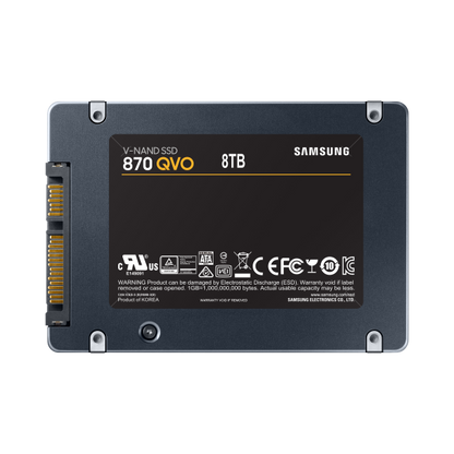 SAMSUNG SSD INTERNO 870 QVO 8TB 2,5 SATA 6GB/S R/W 560/530 [MZ-77Q8T0BW]