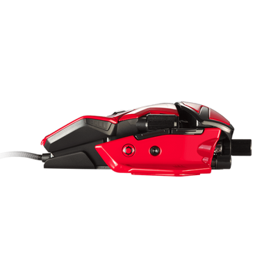 MAD CATZ GAMING MOUSE R.A.T. 8+ADV OPTICAL GAMING MOUSE, RED ALLUMINIO +16 [MR06DCINRD000-0]