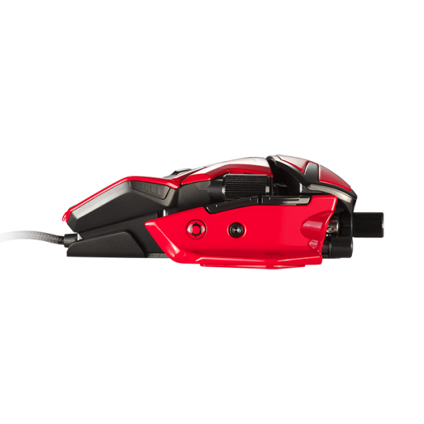 MAD CATZ GAMING MOUSE R.A.T. 8+ADV OPTICAL GAMING MOUSE, RED ALLUMINIO +16 [MR06DCINRD000-0]