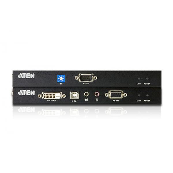 ATEN DVI KVM Extender Dual Link 60Meter, 2560 x 1600 , RS232 , Speaker & Mic.- PROMO FINO AD ESAURIMENTO SCORTE [CE602-AT-G]
