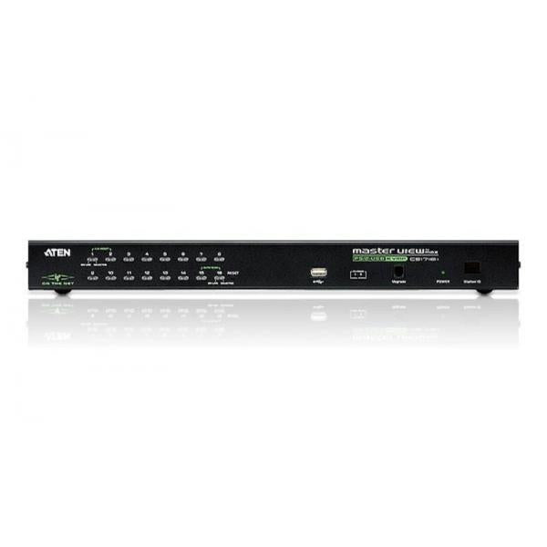 ATEN 16 Port PS/2-USB KVM on the NET (1Local/Remote User access) + USB peripheral port [CS1716I-AT-G]