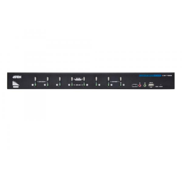 Aten 8-Port USB DVI Dual Link KVM Switch with Audio- PROMO FINO AD ESAURIMENTO SCORTE [CS1788-AT-G]