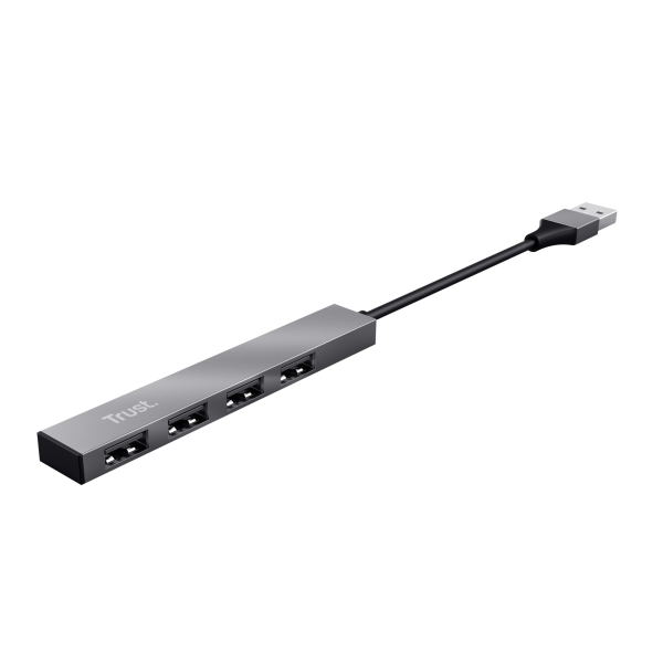 TRUST MINI USB HUB 4 PORTE HALYX ALUMINIUM [23786]